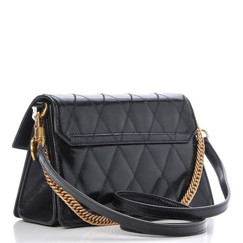 GIVENCHY Goatskin Quilted Small GV3 Shoulder Bag